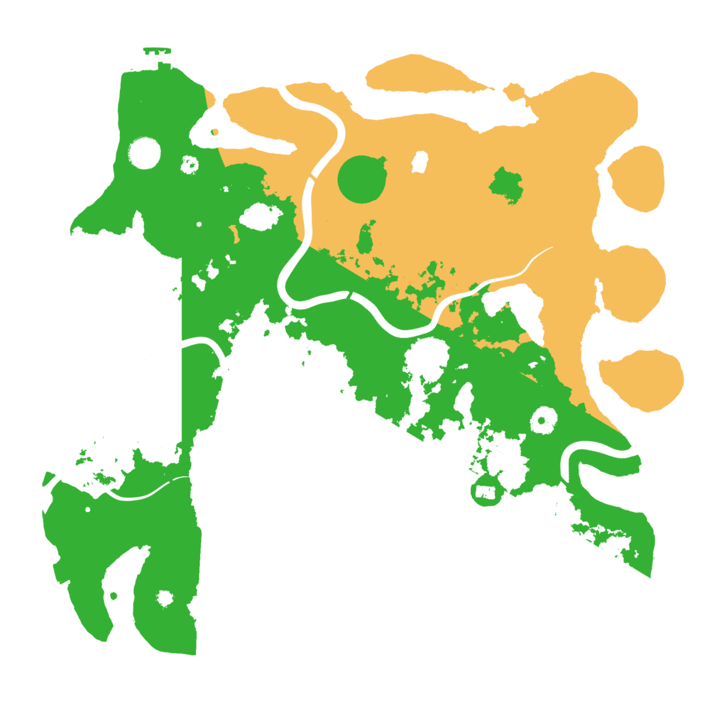 Biome Rust Map: Procedural Map, Size: 4000, Seed: 20250627