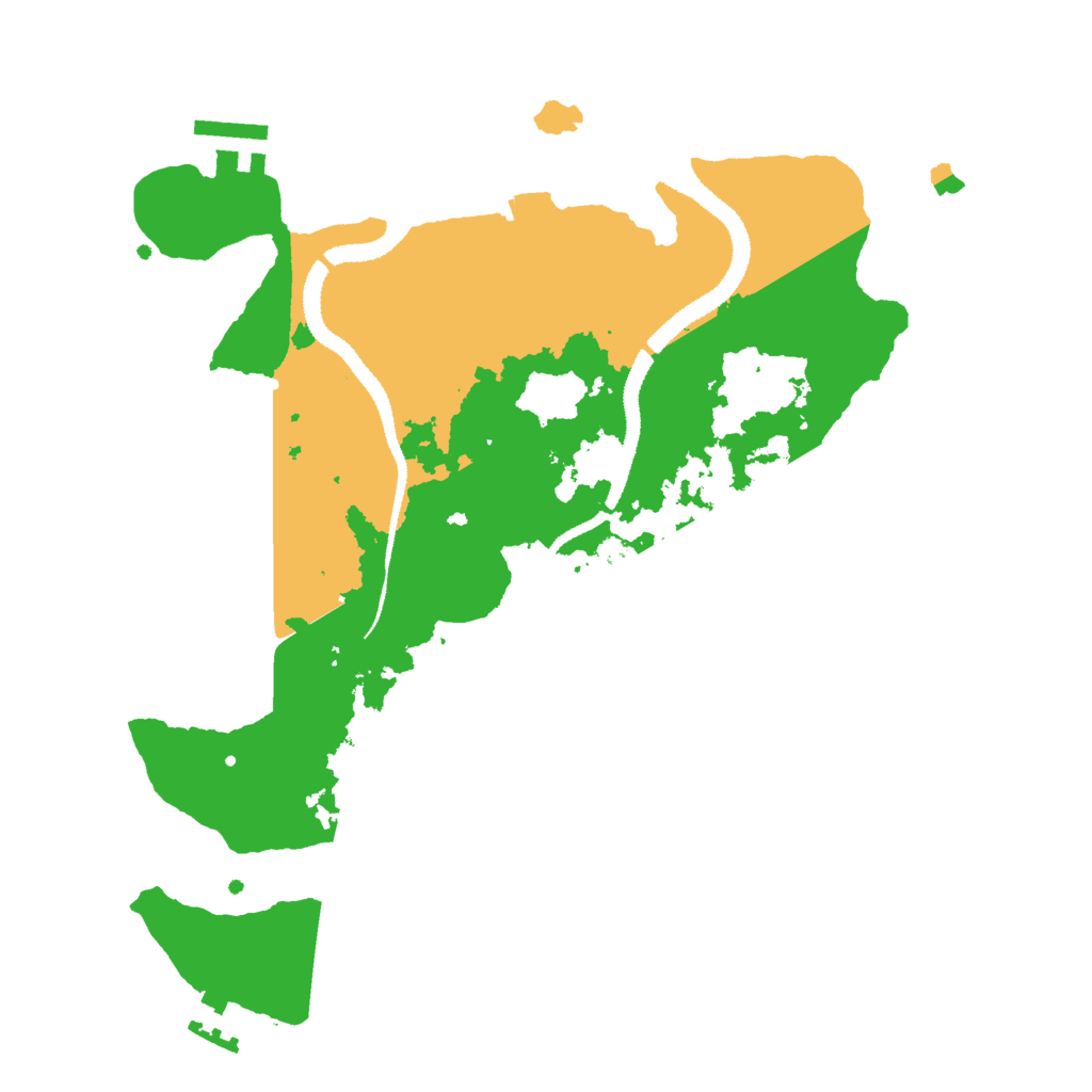 Biome Rust Map: Procedural Map, Size: 3000, Seed: 1484465331