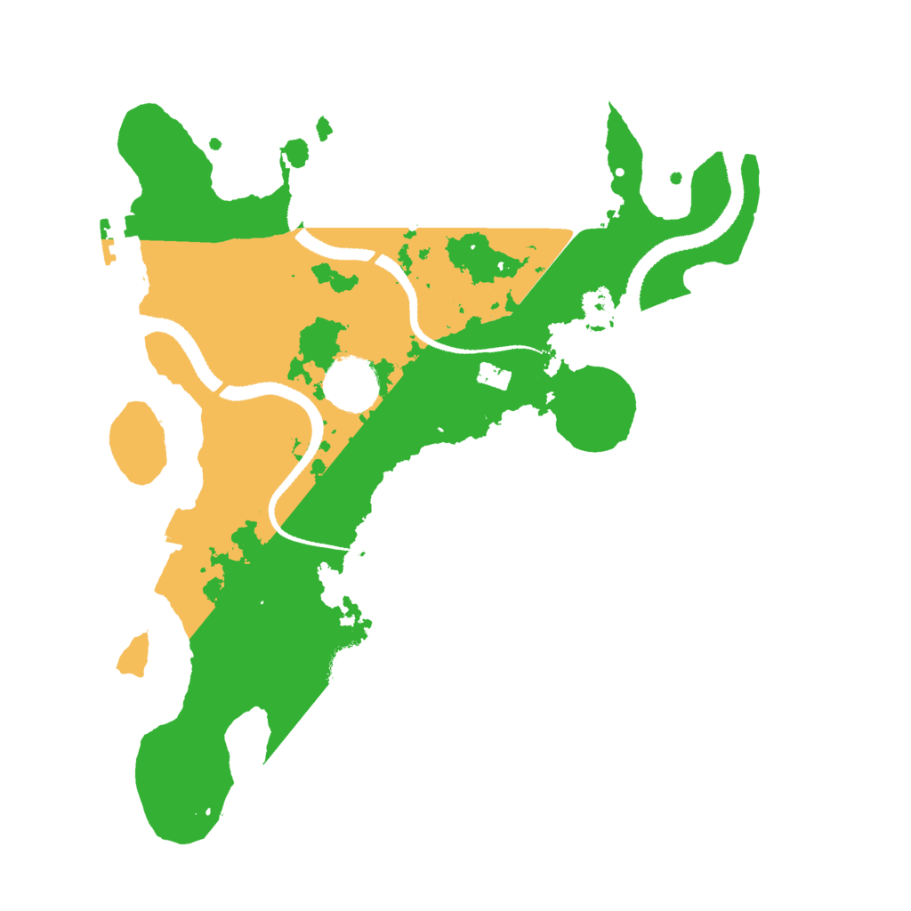 Biome Rust Map: Procedural Map, Size: 3000, Seed: 1887896943