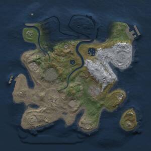 Thumbnail Rust Map: Procedural Map, Size: 2800, Seed: 754903207, 11 Monuments