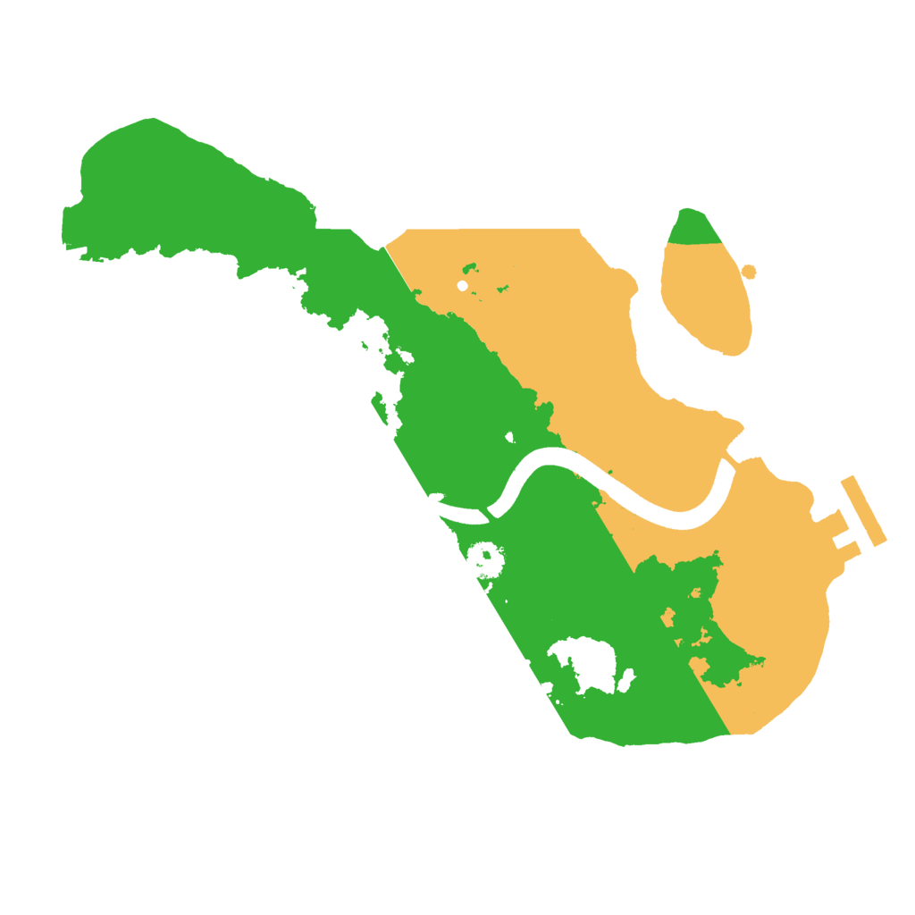 Biome Rust Map: Procedural Map, Size: 2500, Seed: 1013462969