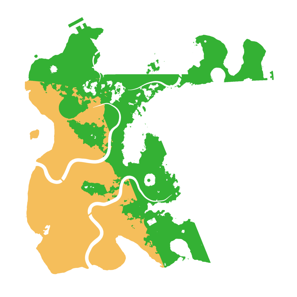 Biome Rust Map: Procedural Map, Size: 3700, Seed: 1416794966