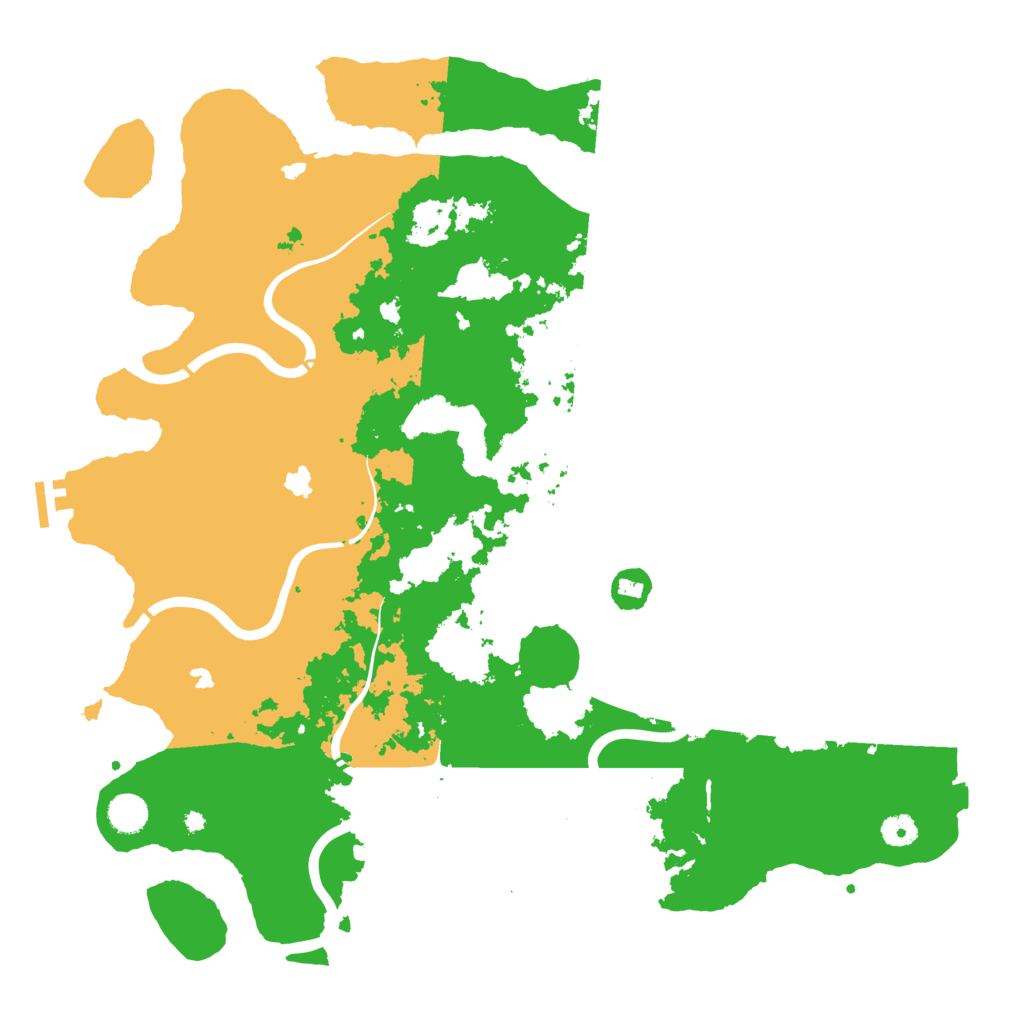 Biome Rust Map: Procedural Map, Size: 4500, Seed: 735889802