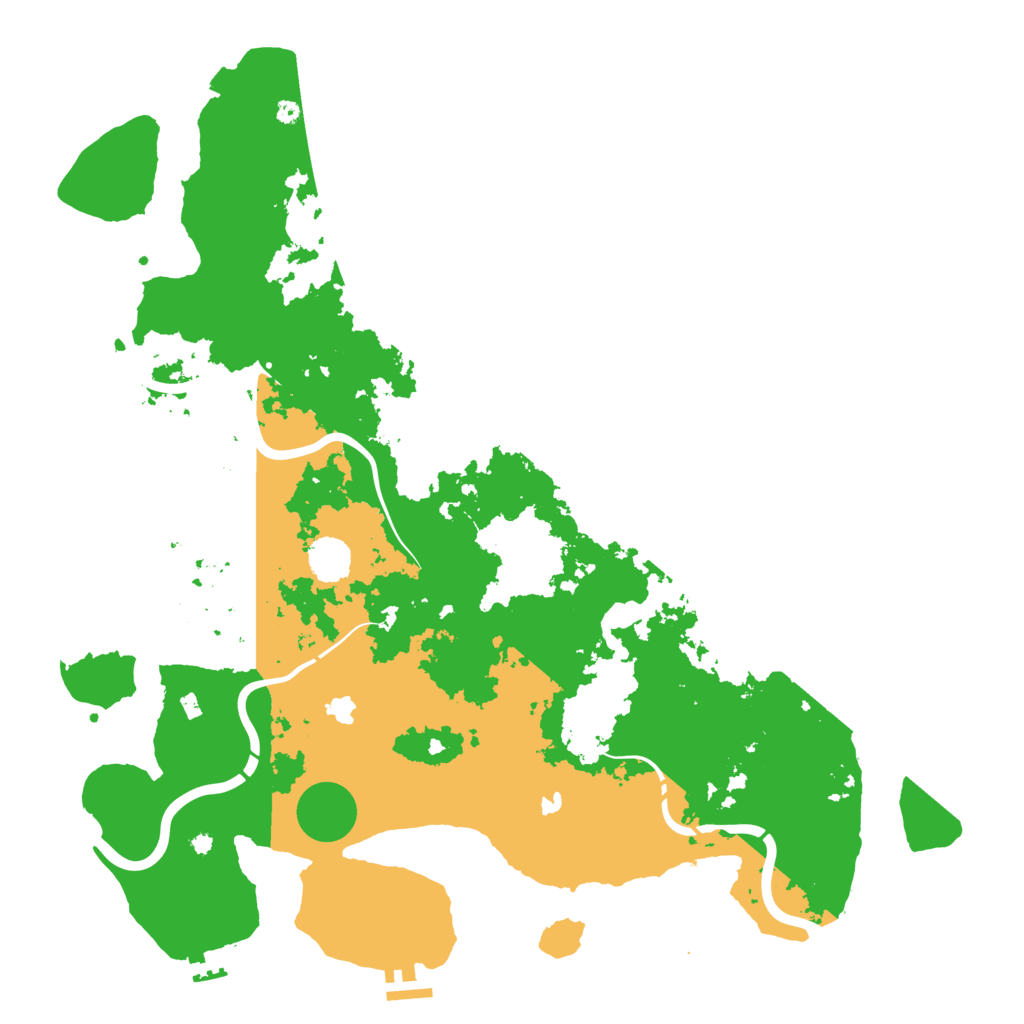 Biome Rust Map: Procedural Map, Size: 4500, Seed: 383169457