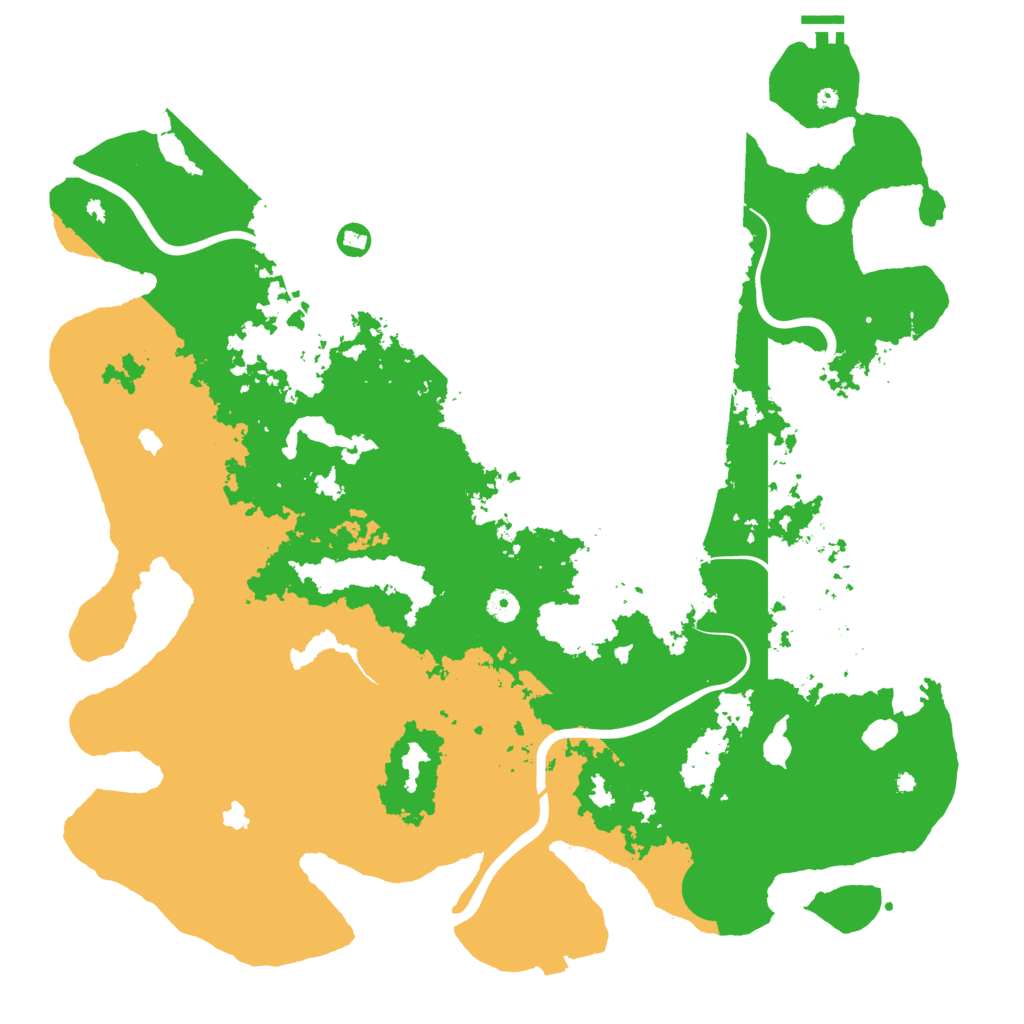 Biome Rust Map: Procedural Map, Size: 4800, Seed: 283161803