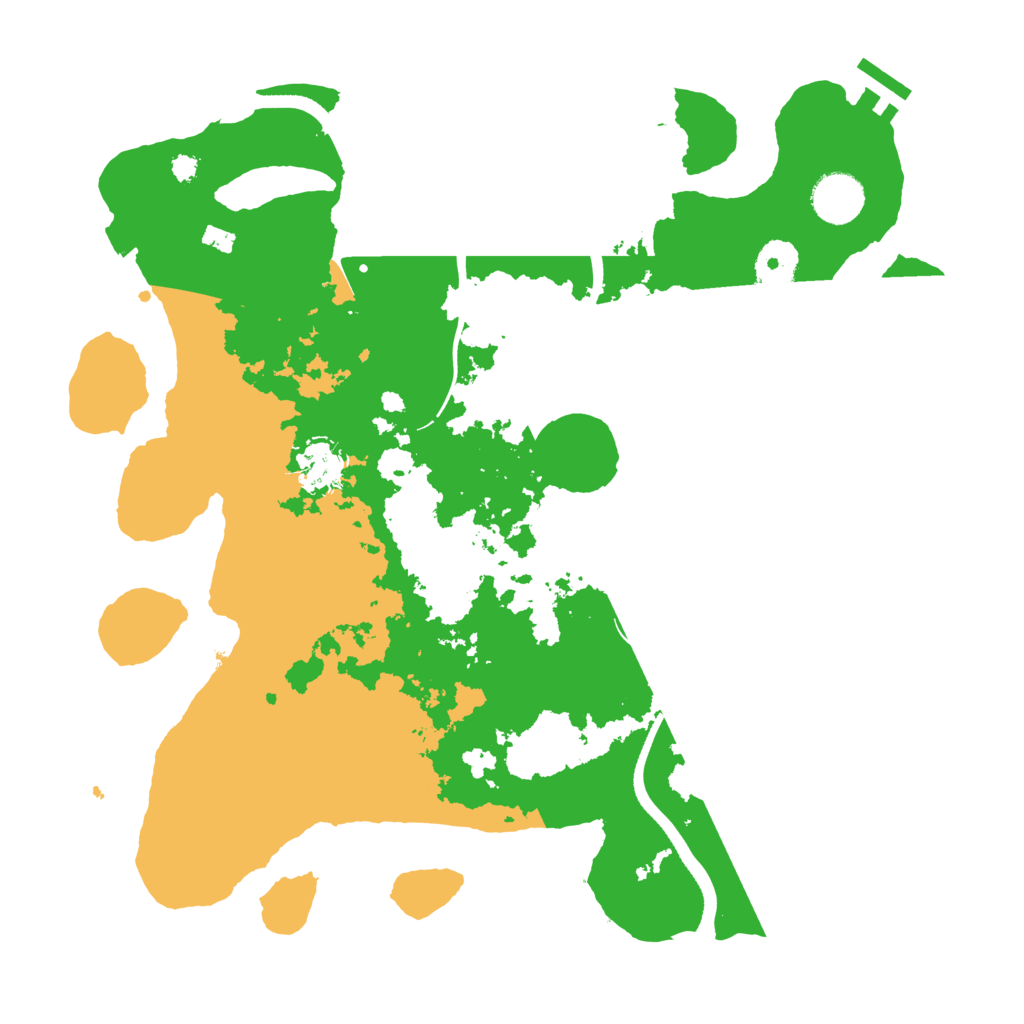 Biome Rust Map: Procedural Map, Size: 3500, Seed: 1107744367