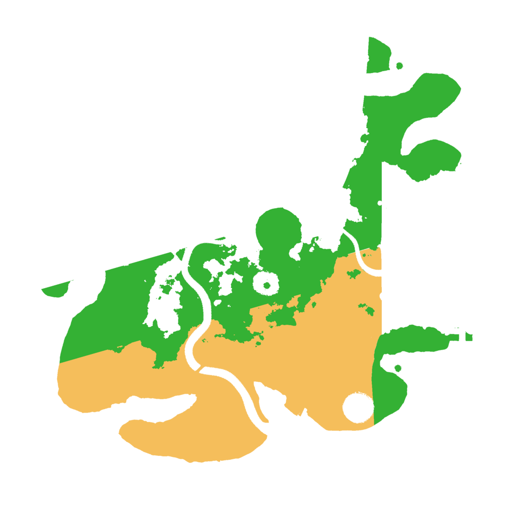Biome Rust Map: Procedural Map, Size: 3000, Seed: 2128909106