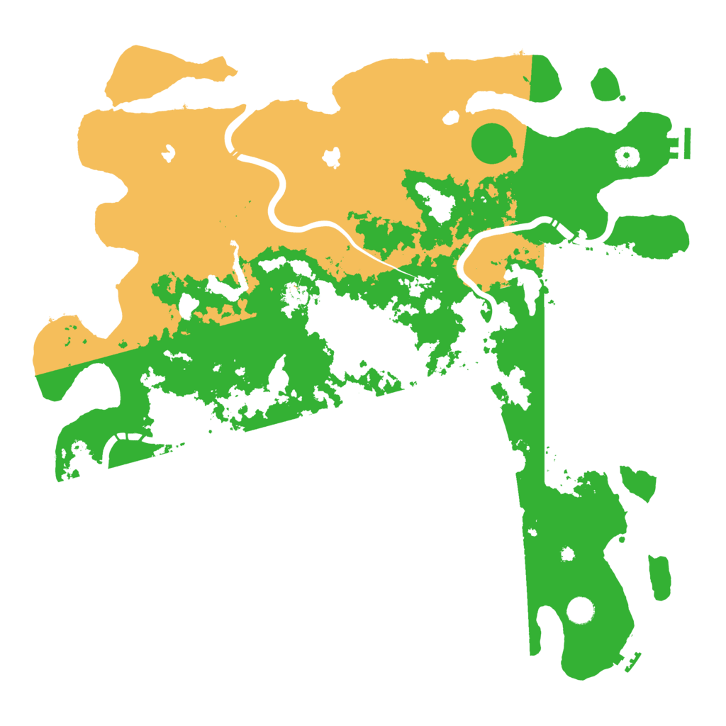 Biome Rust Map: Procedural Map, Size: 4700, Seed: 2547596