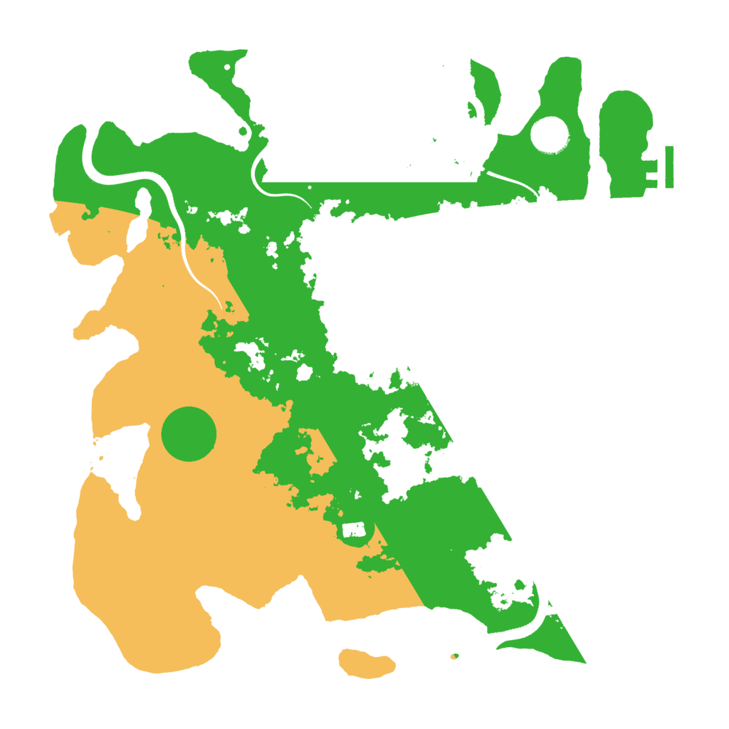 Biome Rust Map: Procedural Map, Size: 3500, Seed: 627342638