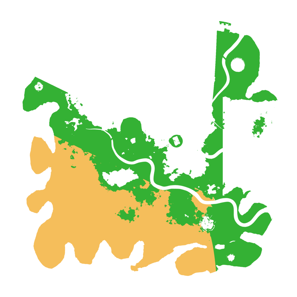 Biome Rust Map: Procedural Map, Size: 3750, Seed: 421314900