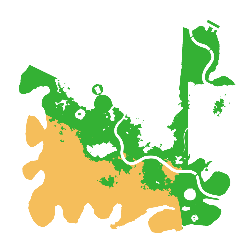 Biome Rust Map: Procedural Map, Size: 3750, Seed: 421314900