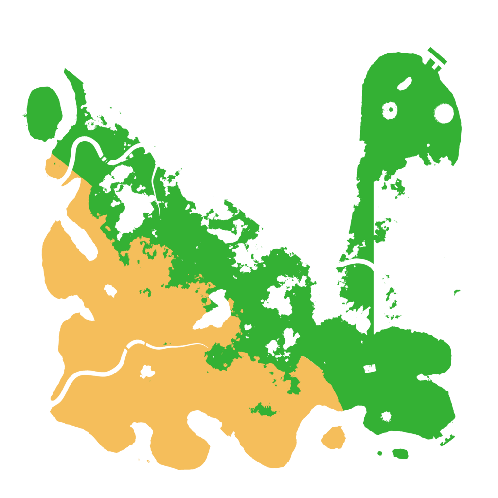 Biome Rust Map: Procedural Map, Size: 4500, Seed: 847203054