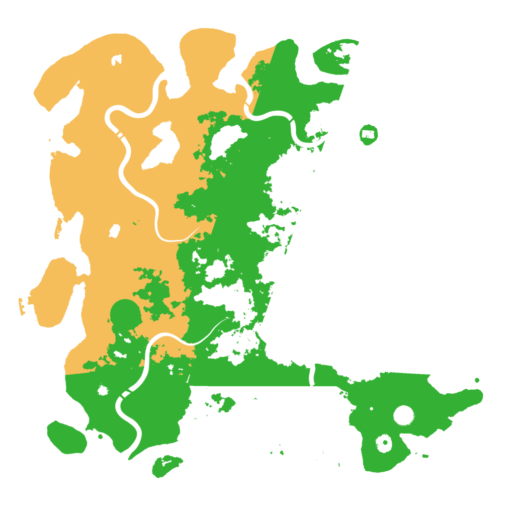 Biome Rust Map: Procedural Map, Size: 4500, Seed: 522564277