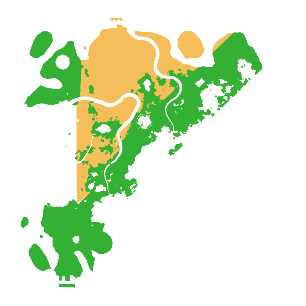 Biome Rust Map: Procedural Map, Size: 3800, Seed: 927242763