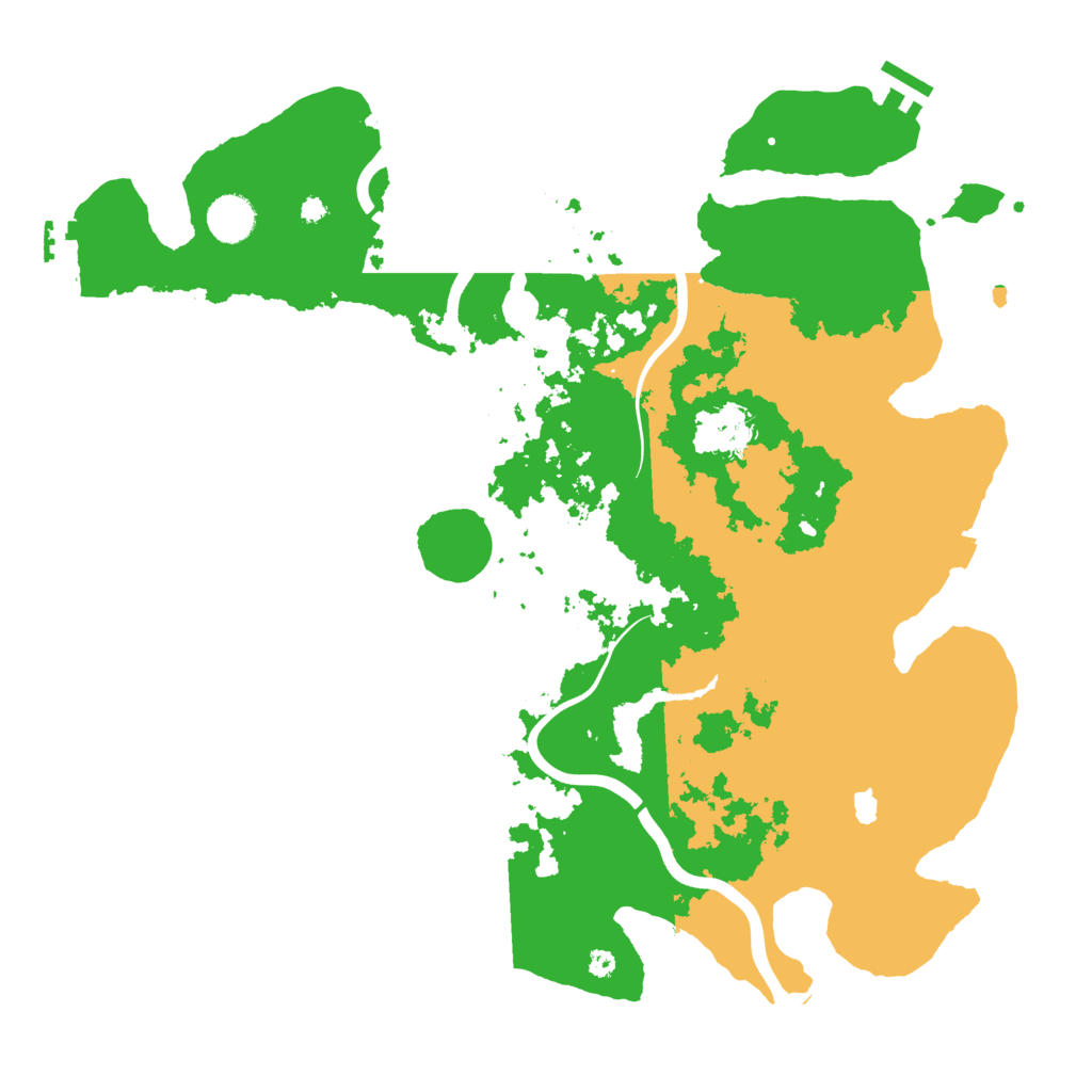 Biome Rust Map: Procedural Map, Size: 4000, Seed: 328405372
