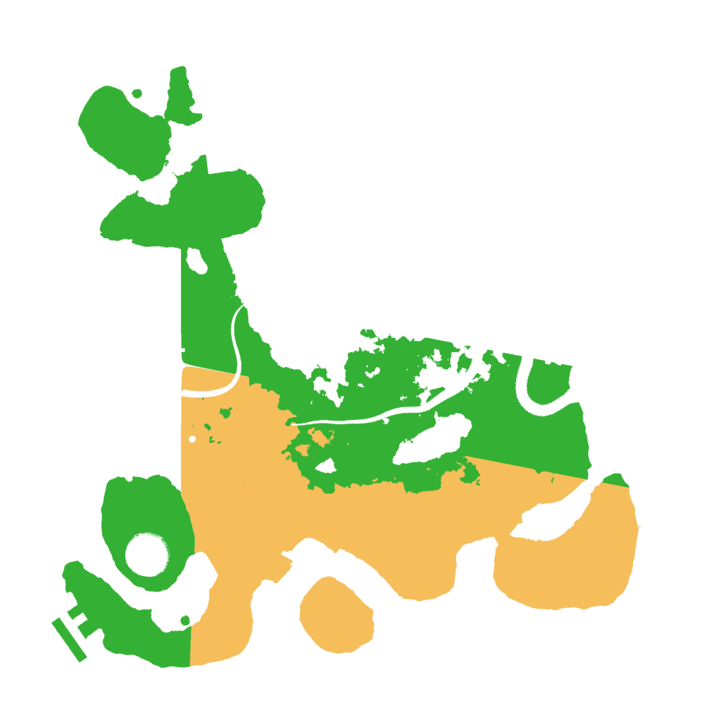 Biome Rust Map: Procedural Map, Size: 3000, Seed: 5042