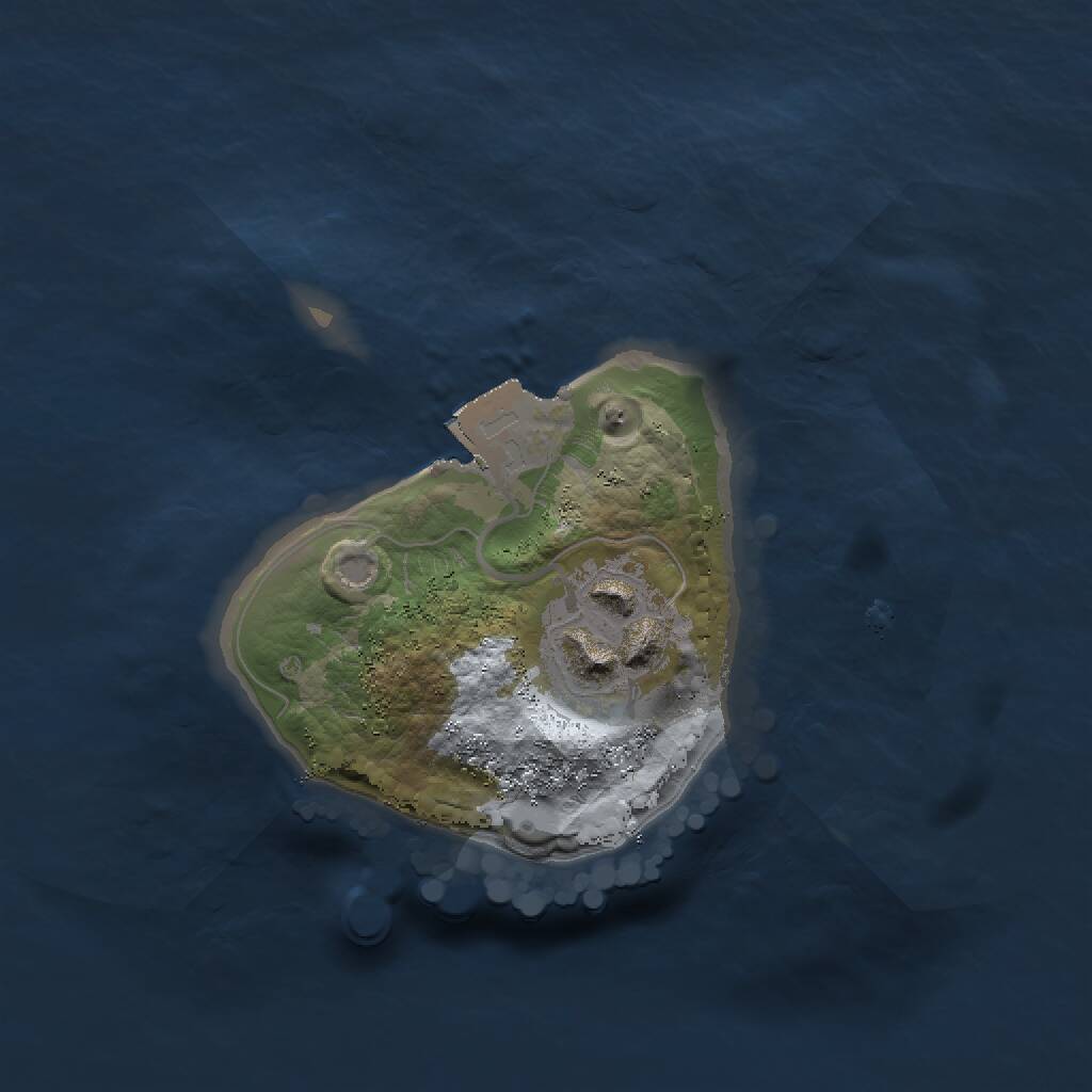 Rust Map: Procedural Map, Size: 1500, Seed: 750854113, 2 Monuments