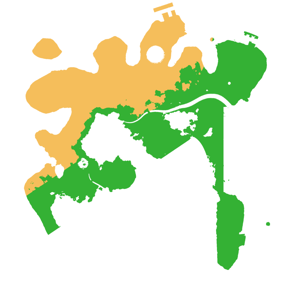 Biome Rust Map: Procedural Map, Size: 3000, Seed: 1805901181