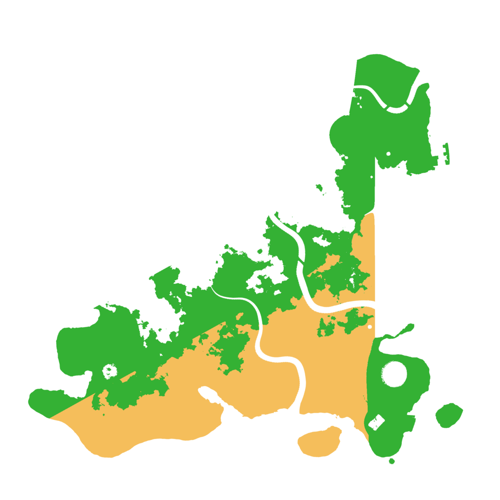 Biome Rust Map: Procedural Map, Size: 3500, Seed: 2019125609