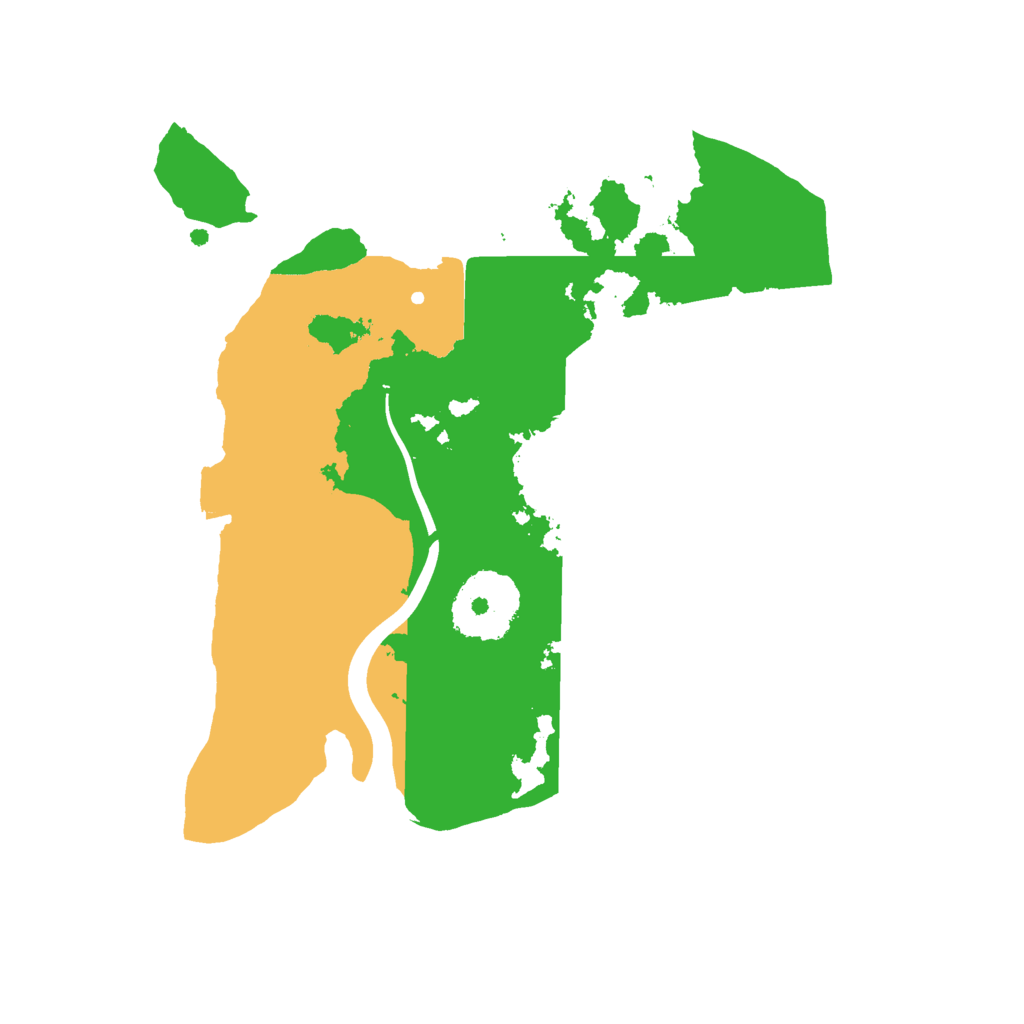 Biome Rust Map: Procedural Map, Size: 2300, Seed: 1832571226