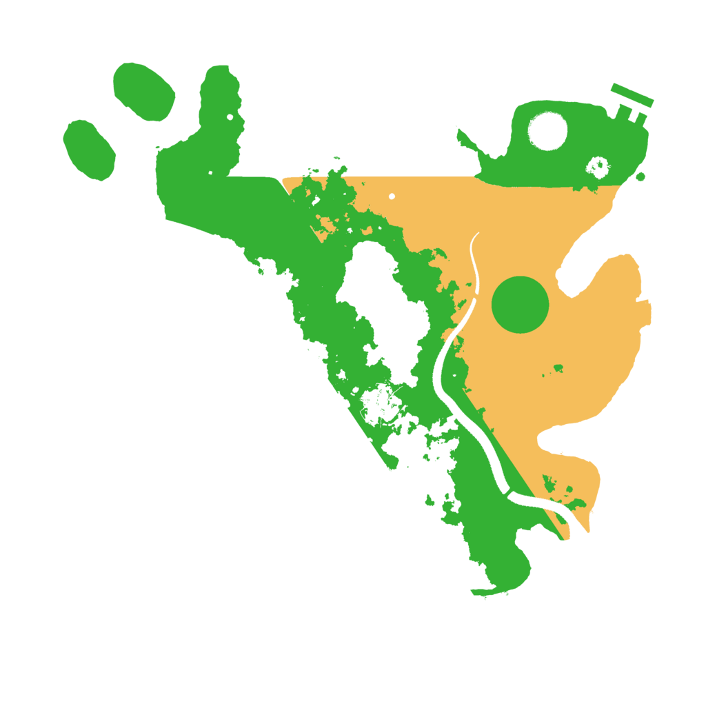 Biome Rust Map: Procedural Map, Size: 3250, Seed: 221241579