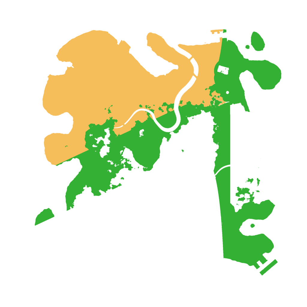 Biome Rust Map: Procedural Map, Size: 3000, Seed: 342054905