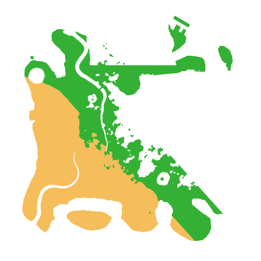 Biome Rust Map: Procedural Map, Size: 3000, Seed: 893456117