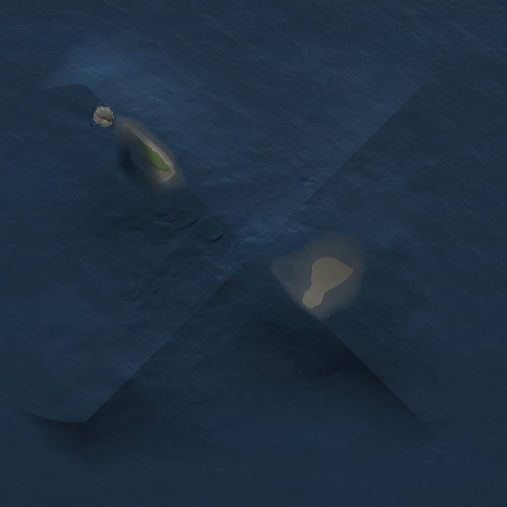 Rust Map: Procedural Map, Size: 1000, Seed: 492231532, 1 Monuments