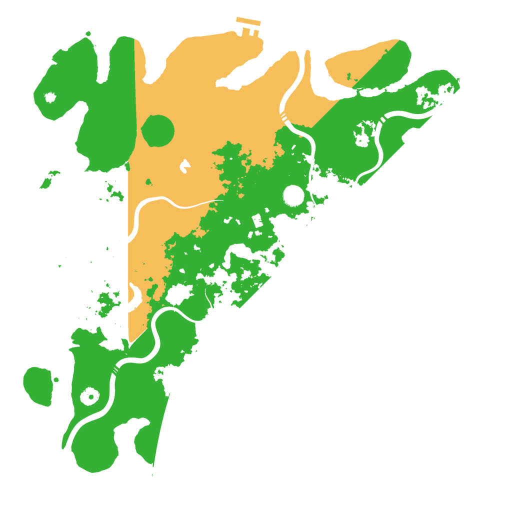 Biome Rust Map: Procedural Map, Size: 4250, Seed: 1995991429
