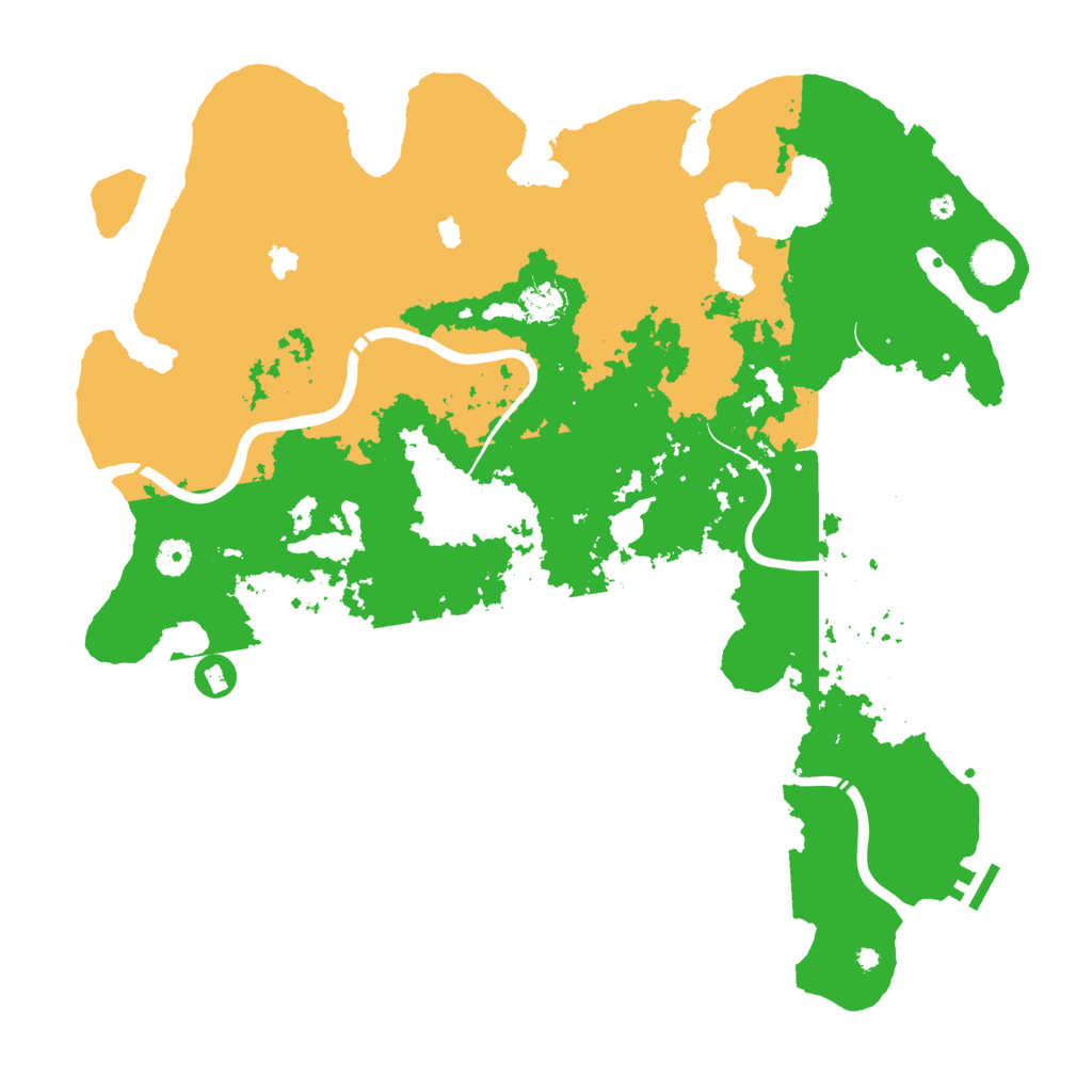 Biome Rust Map: Procedural Map, Size: 4500, Seed: 3459823