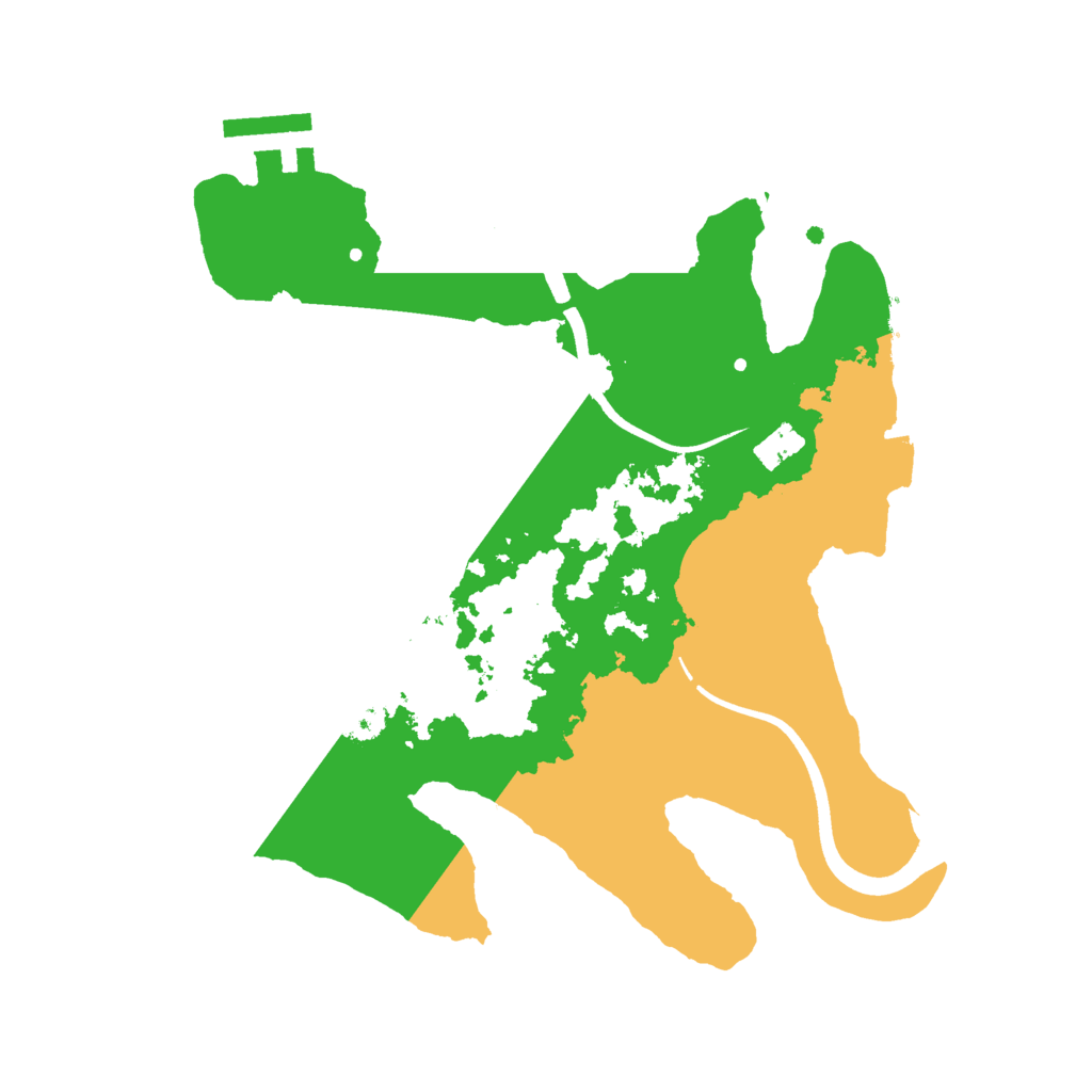 Biome Rust Map: Procedural Map, Size: 2500, Seed: 1784985015