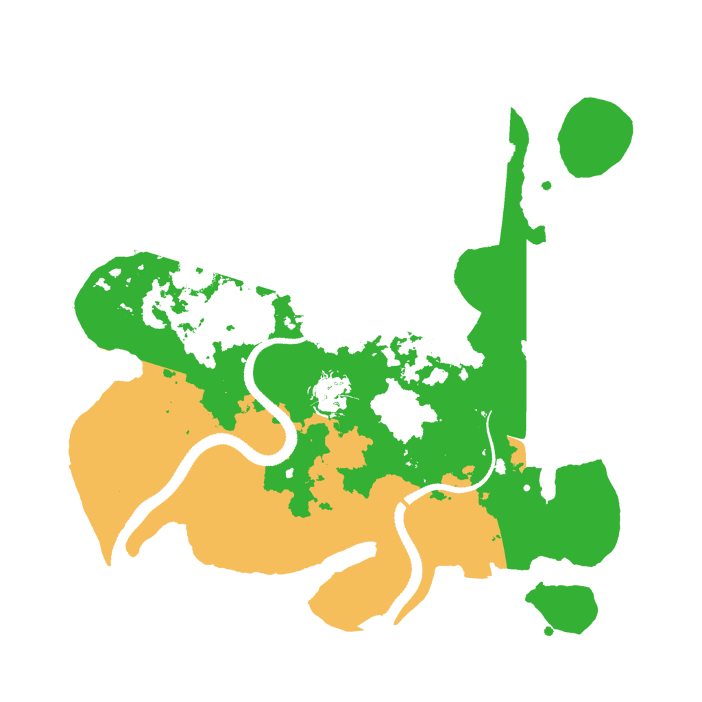 Biome Rust Map: Procedural Map, Size: 3000, Seed: 1770708448