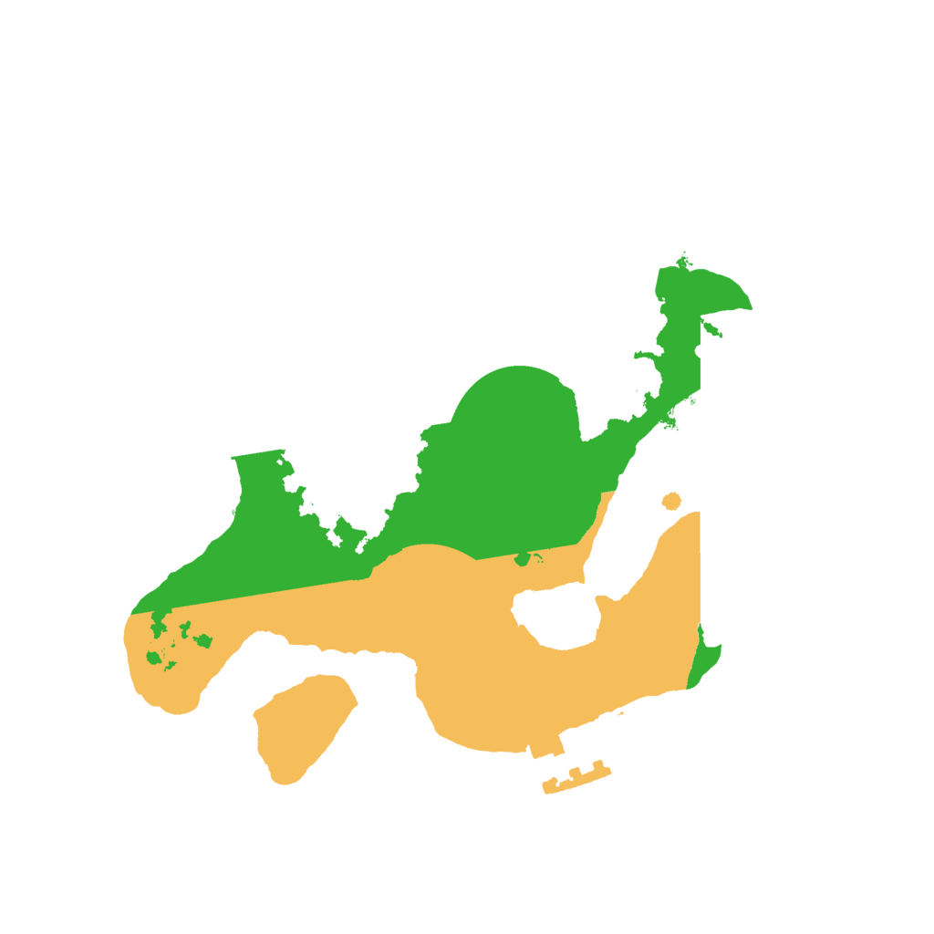 Biome Rust Map: Procedural Map, Size: 2050, Seed: 32045