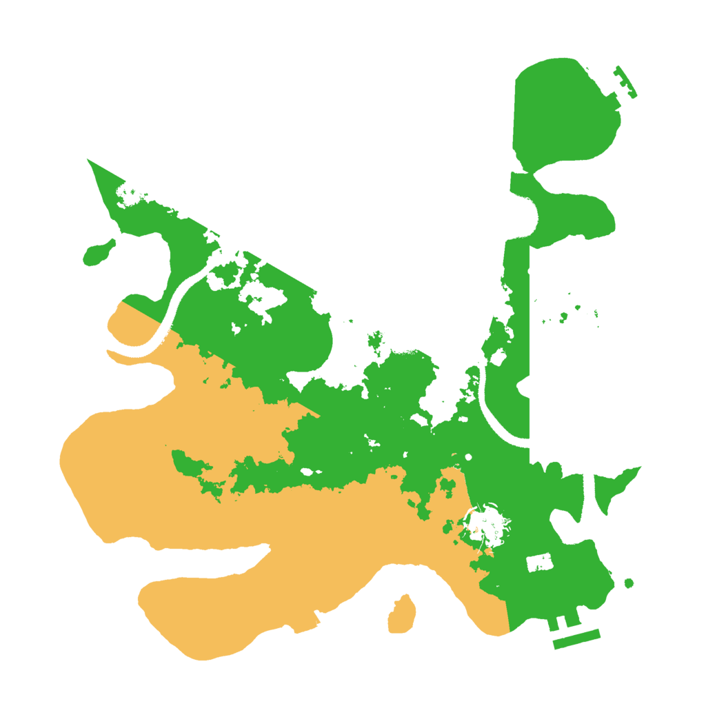 Biome Rust Map: Procedural Map, Size: 3000, Seed: 43290