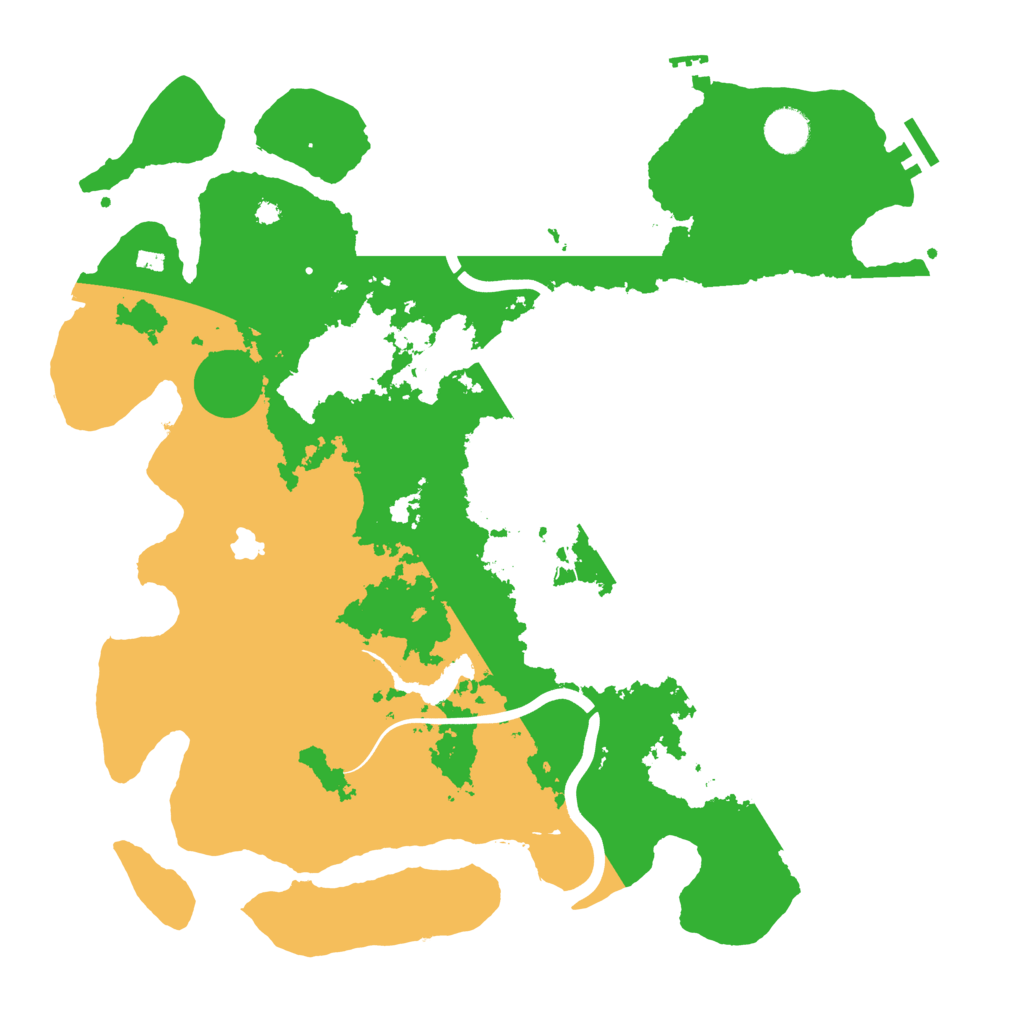 Biome Rust Map: Procedural Map, Size: 4000, Seed: 85634213
