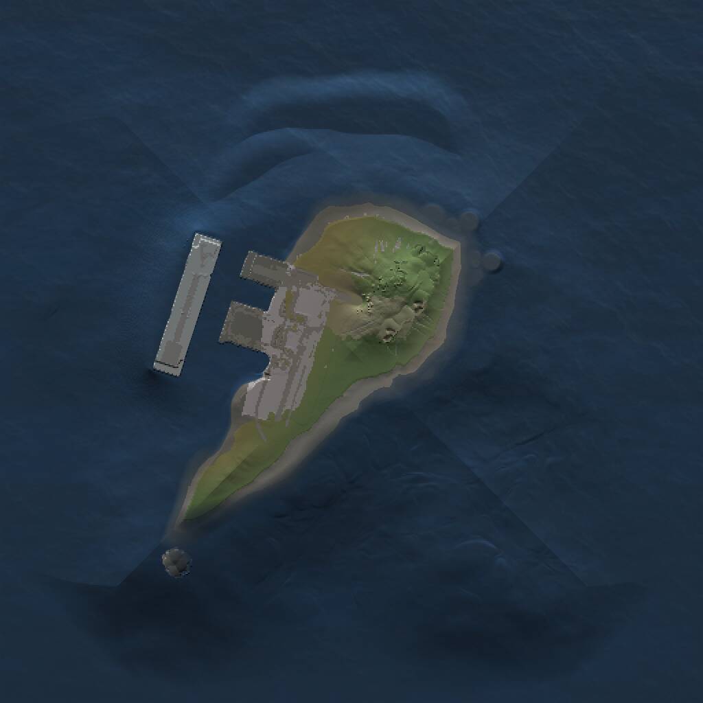 Rust Map: Procedural Map, Size: 1000, Seed: 946160731, 2 Monuments