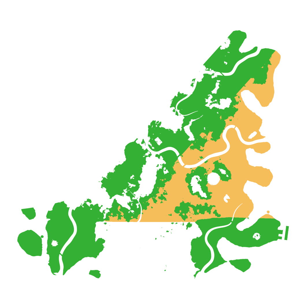 Biome Rust Map: Procedural Map, Size: 4250, Seed: 49773455