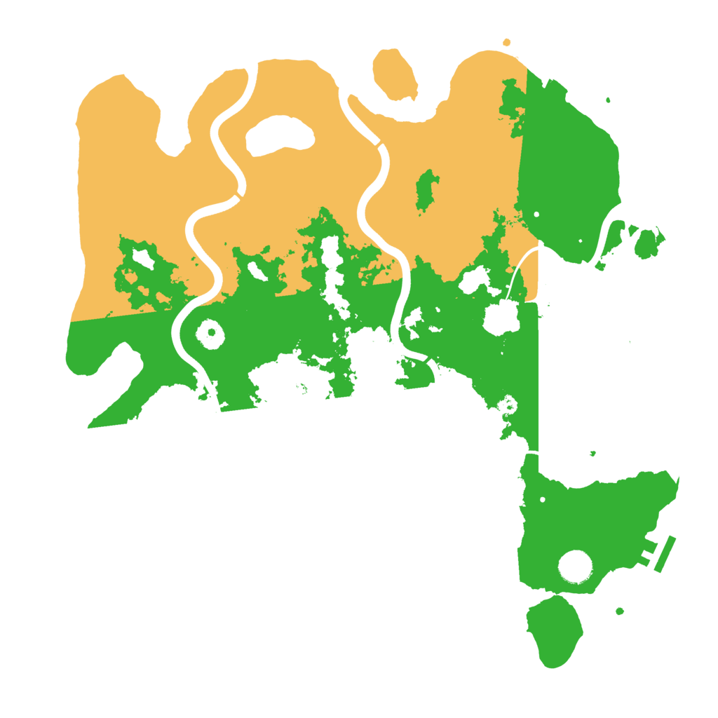 Biome Rust Map: Procedural Map, Size: 3800, Seed: 4325