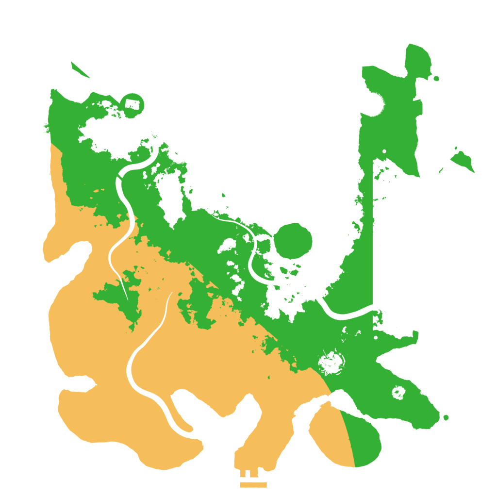 Biome Rust Map: Procedural Map, Size: 3750, Seed: 1727844161