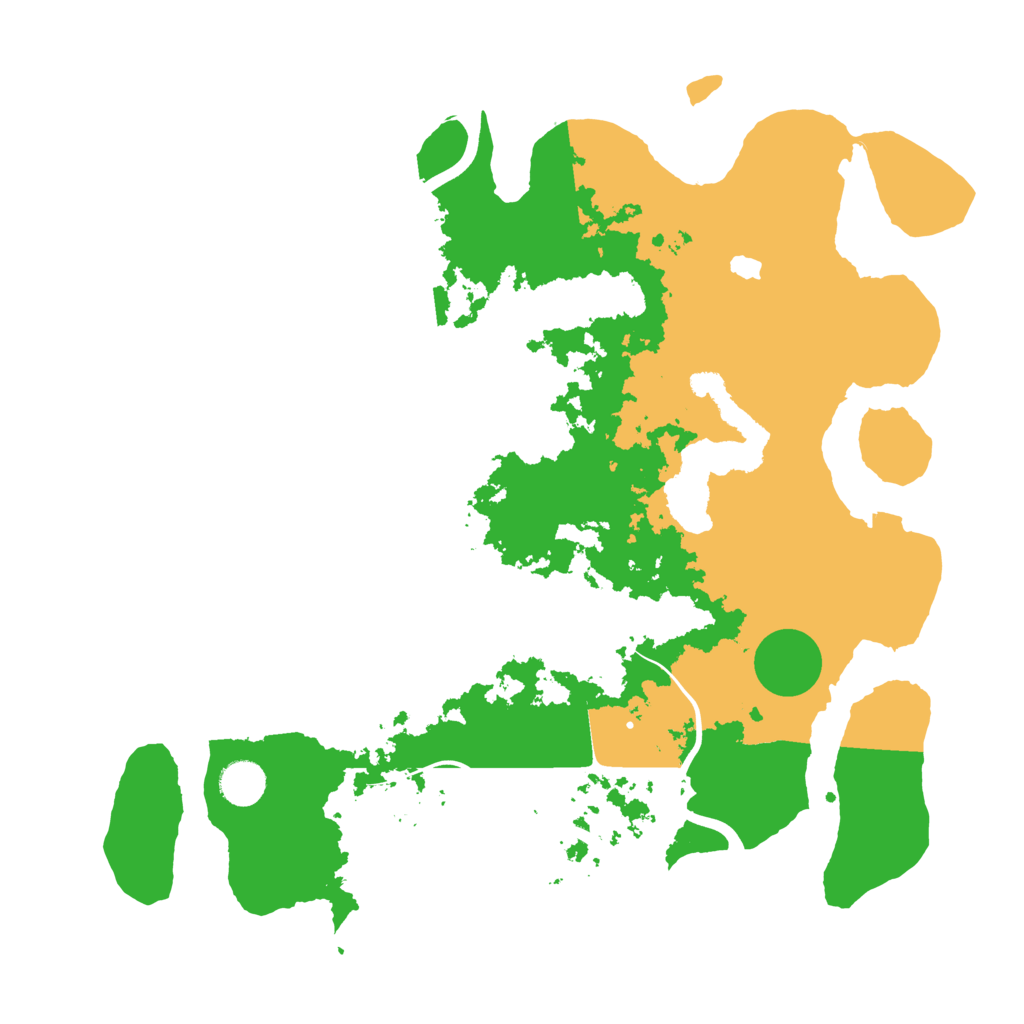 Biome Rust Map: Procedural Map, Size: 4000, Seed: 5278545