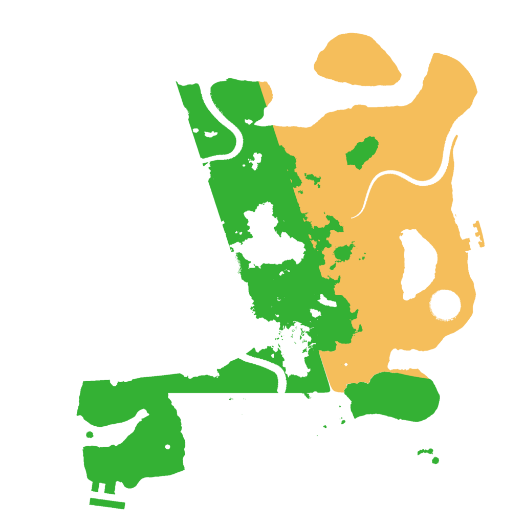 Biome Rust Map: Procedural Map, Size: 3000, Seed: 531685695