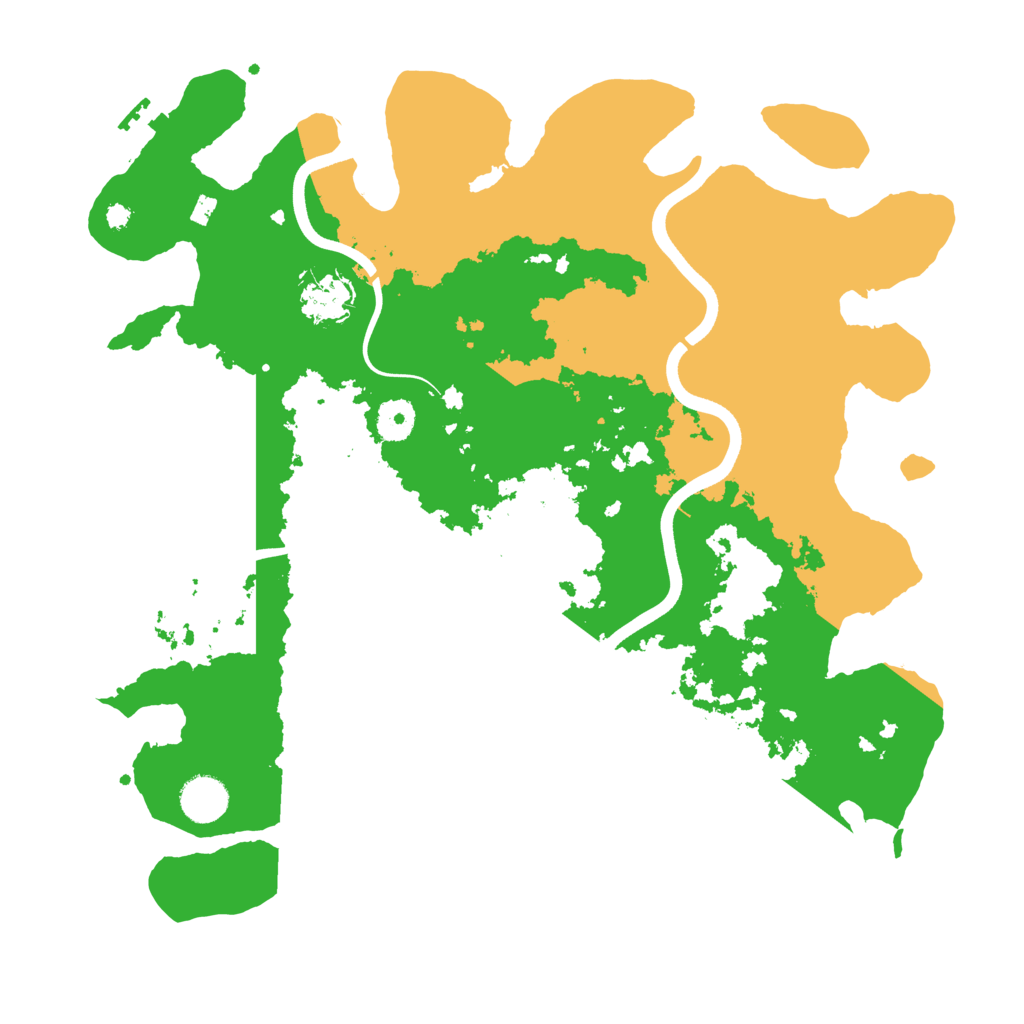 Biome Rust Map: Procedural Map, Size: 3800, Seed: 1464722115