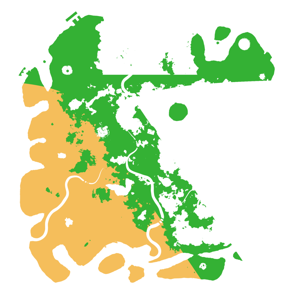 Biome Rust Map: Procedural Map, Size: 4500, Seed: 54672839