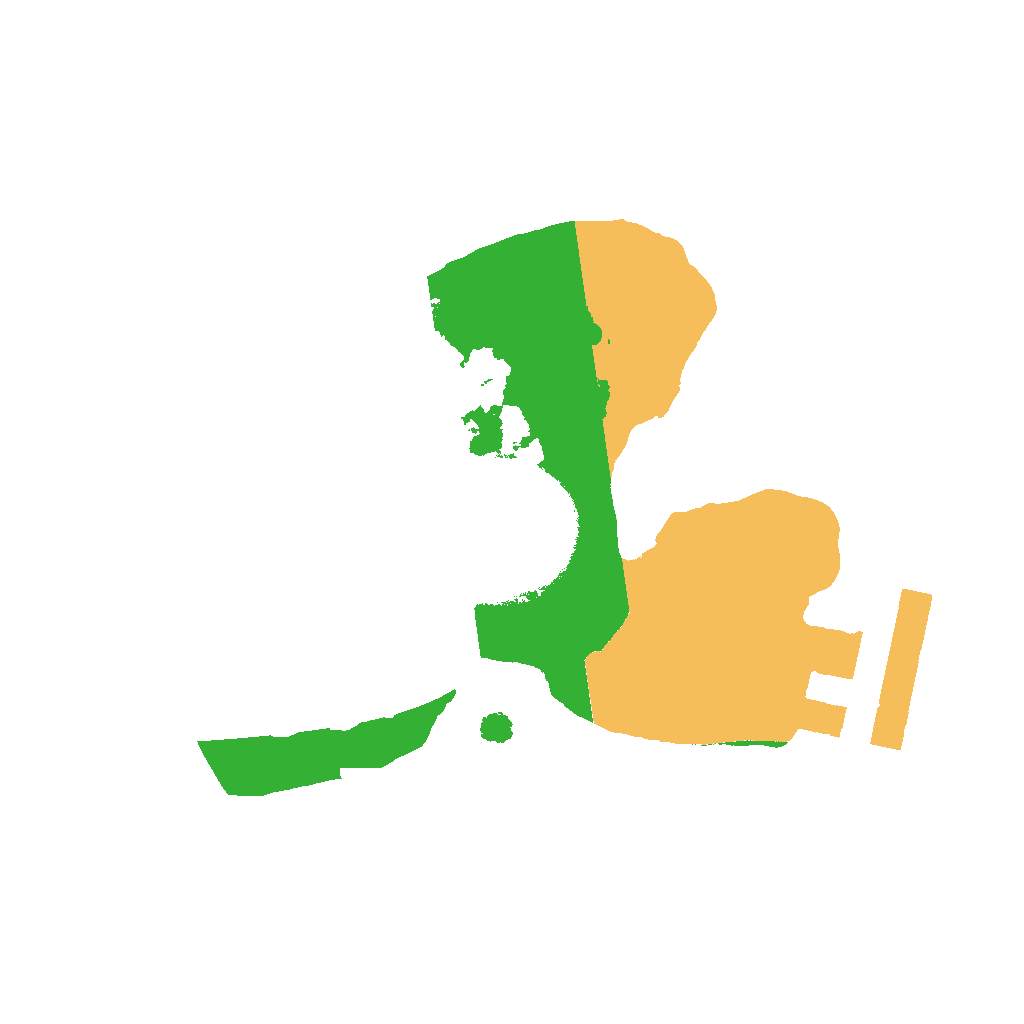 Biome Rust Map: Procedural Map, Size: 1300, Seed: 5768490