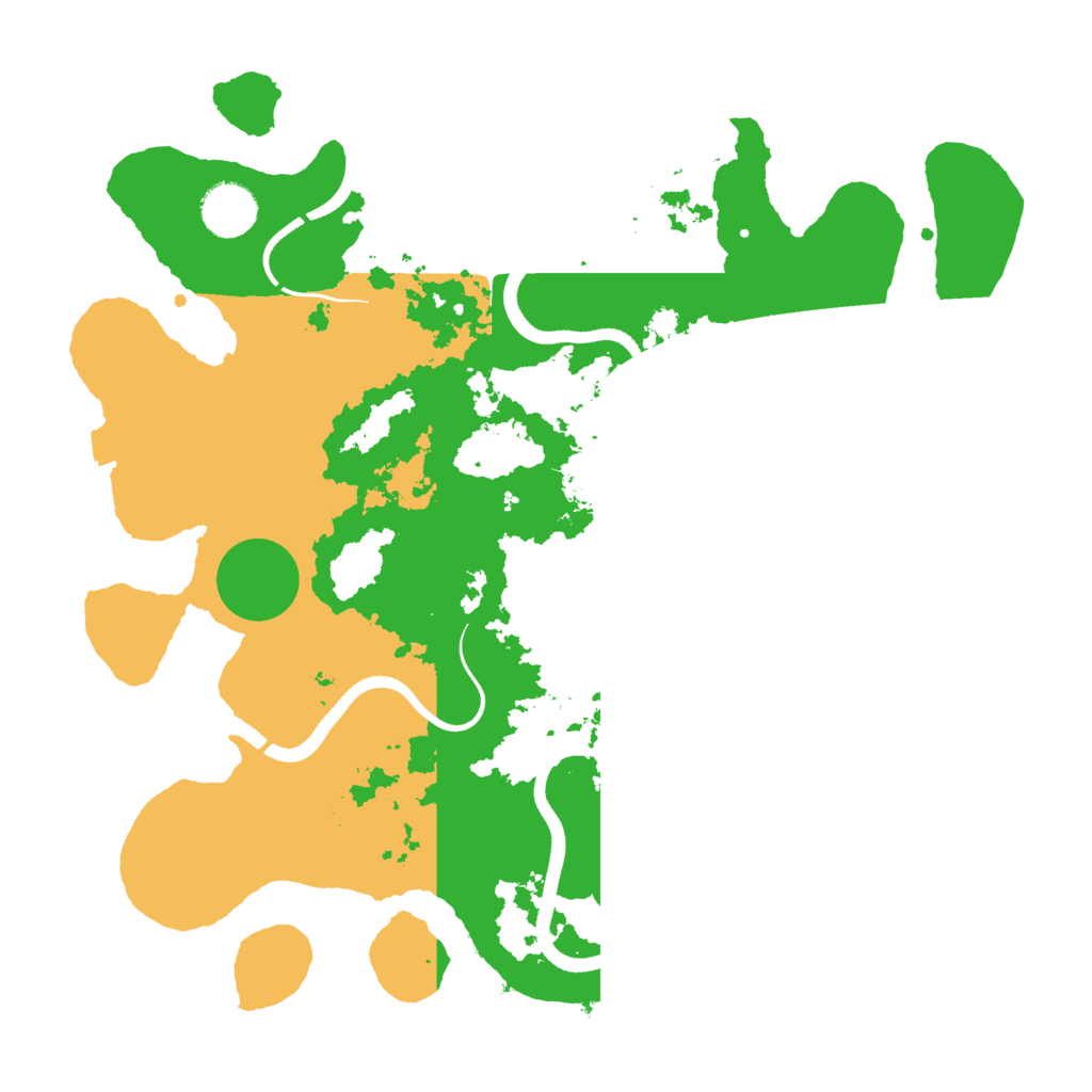 Biome Rust Map: Procedural Map, Size: 3500, Seed: 81120