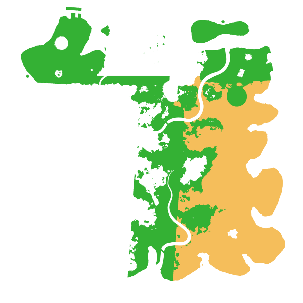 Biome Rust Map: Procedural Map, Size: 4000, Seed: 2007529051