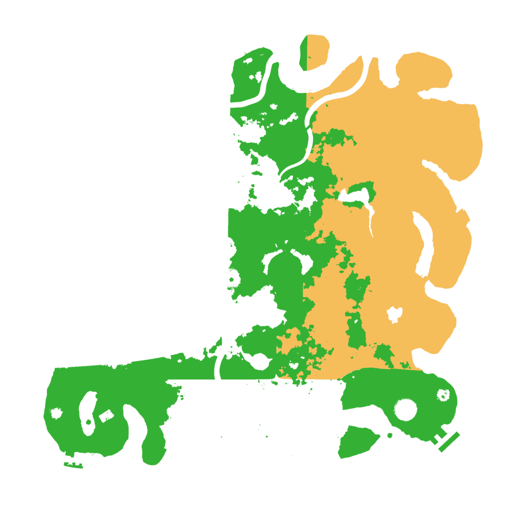 Biome Rust Map: Procedural Map, Size: 4000, Seed: 9213574
