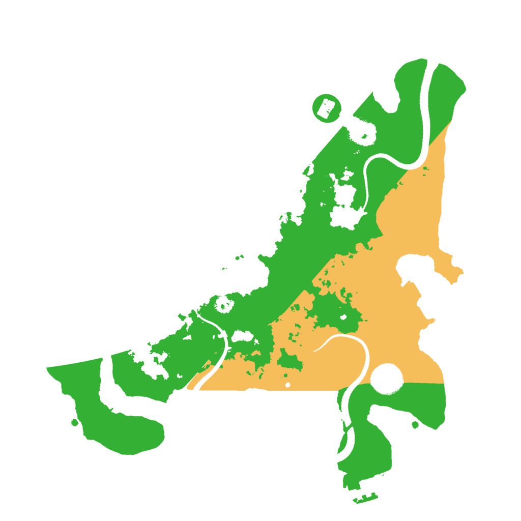 Biome Rust Map: Procedural Map, Size: 3000, Seed: 28535