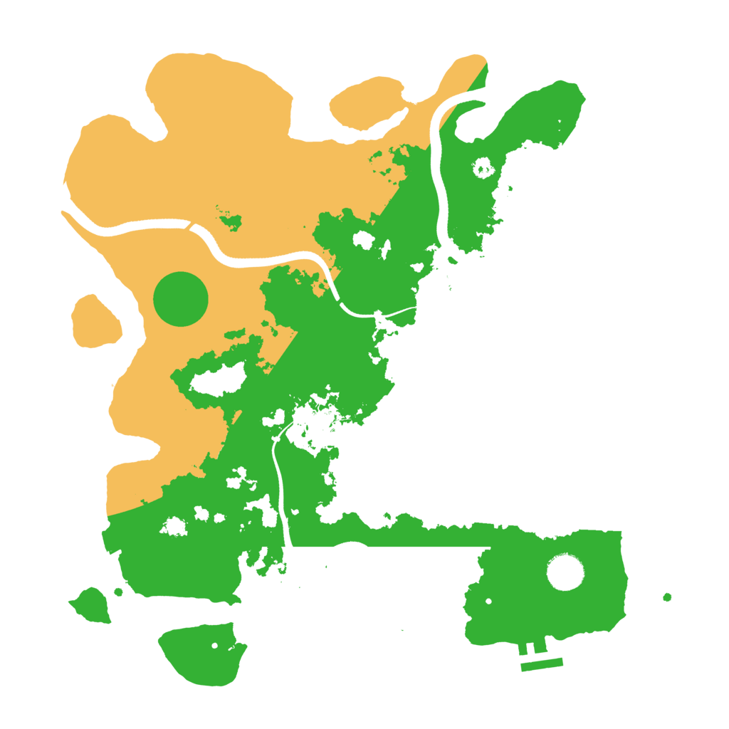 Biome Rust Map: Procedural Map, Size: 3500, Seed: 368093248