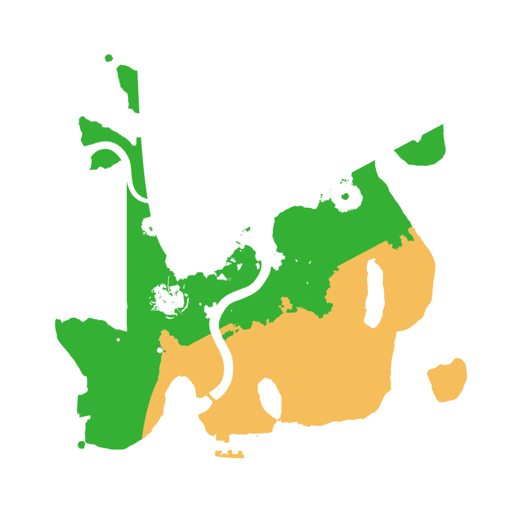 Biome Rust Map: Procedural Map, Size: 2650, Seed: 1930511056